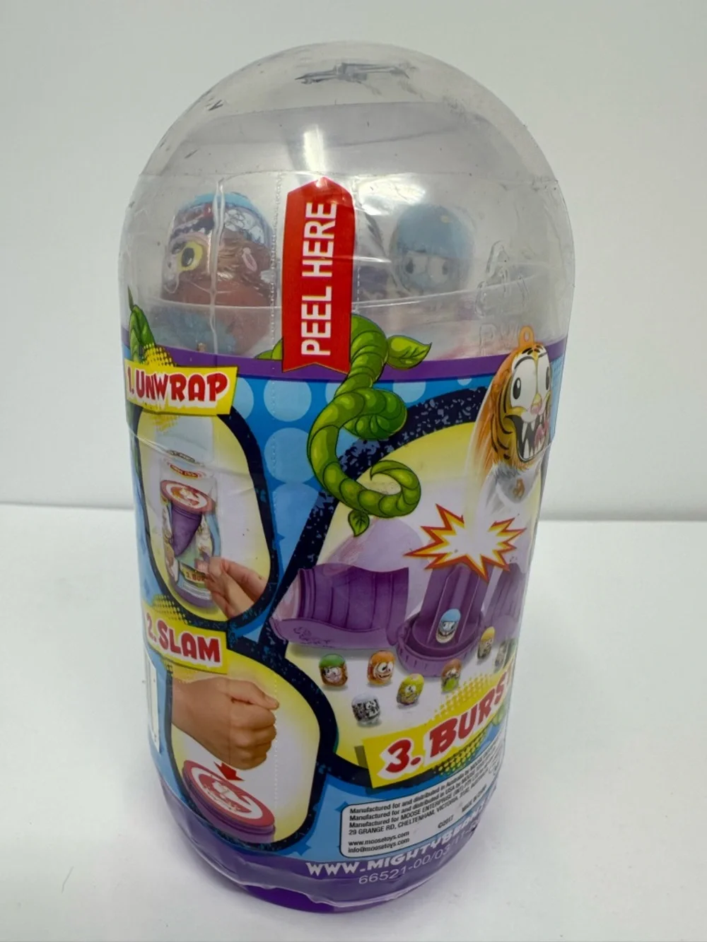NEW Moose Mighty Beanz Slam Pack 2017 Series 1, 8 Beans‎ Inside Unopened A1
